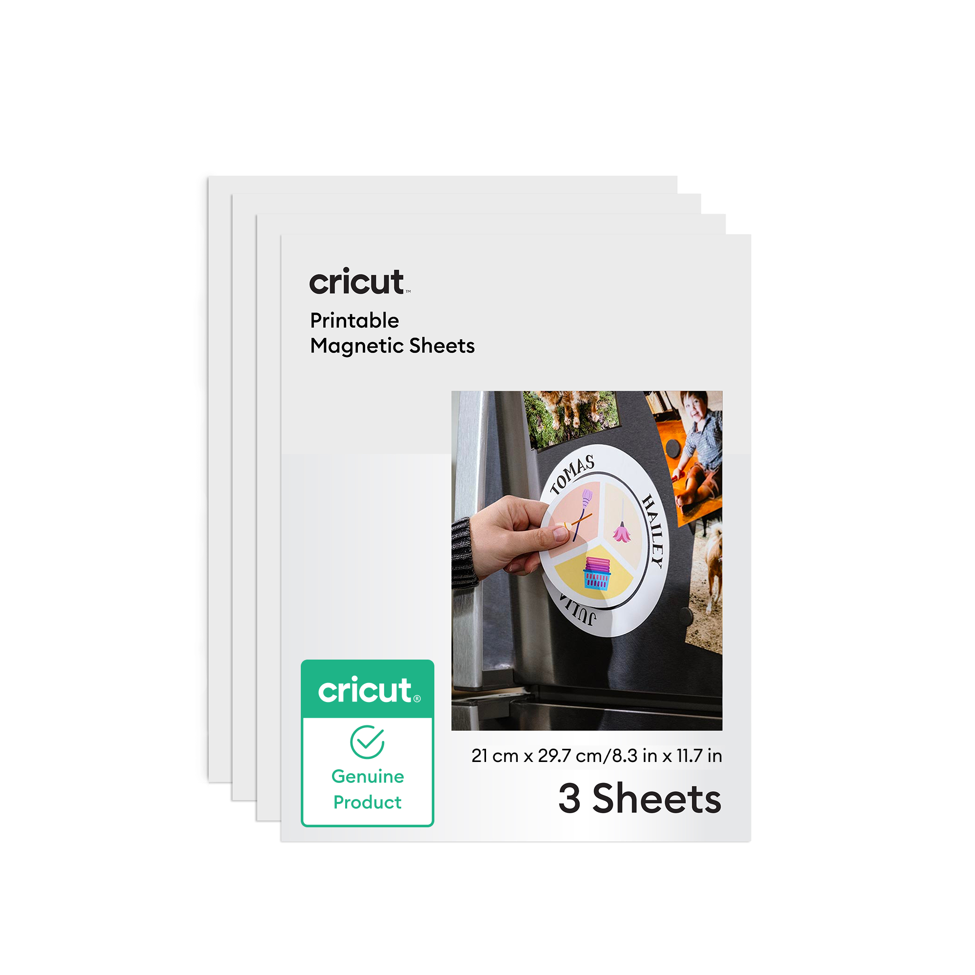 Feuilles magnétiques imprimables de A4 21 x 29,7 cm (3 pièces)