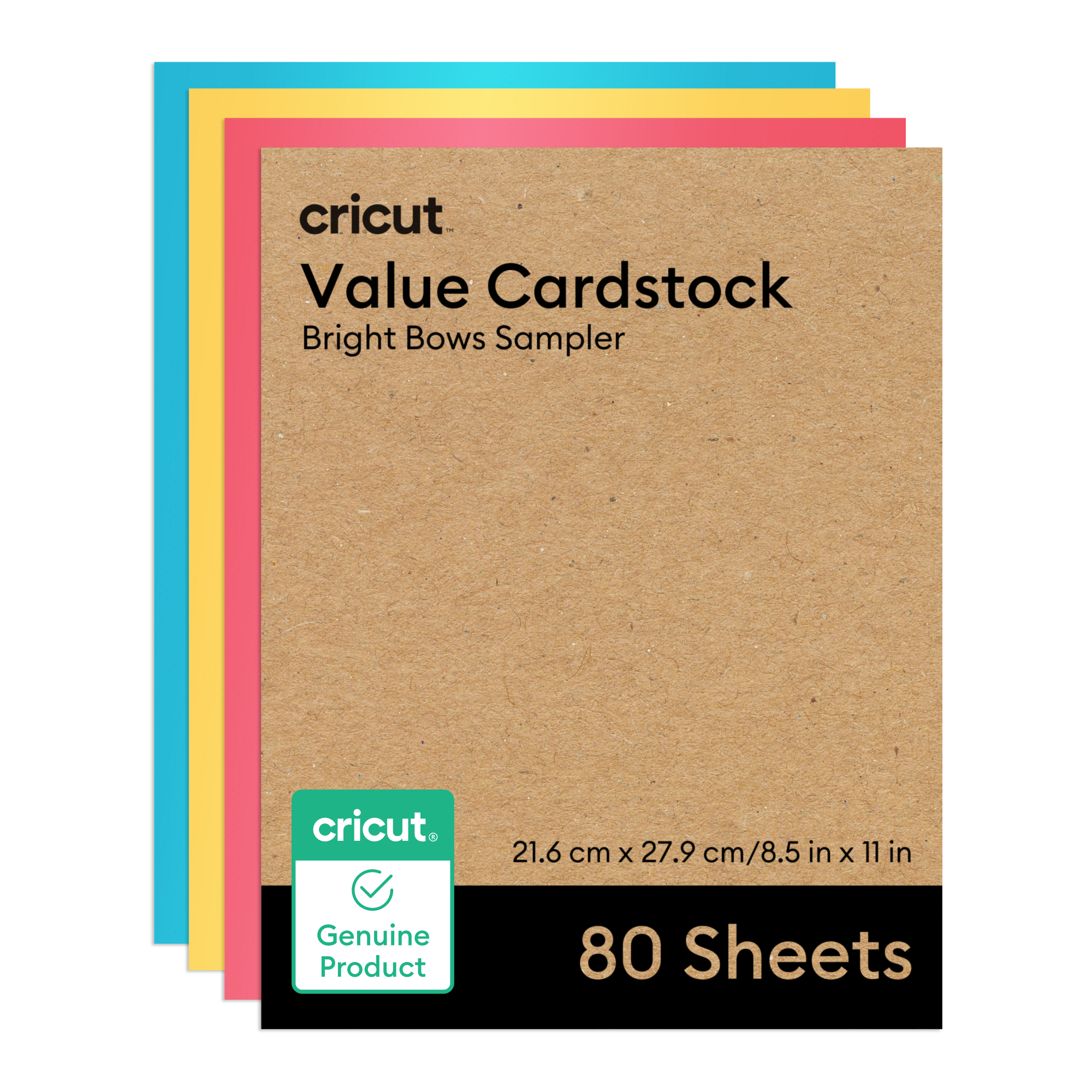 CRICUT IMAGINE Value Cardstock Paper, Rainbow Sampler