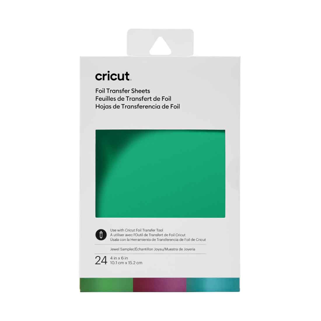 Cricut Machine 3-in-1 Foil Transfer Kit, Gold and Silver Transfer Sheets,  12x12 